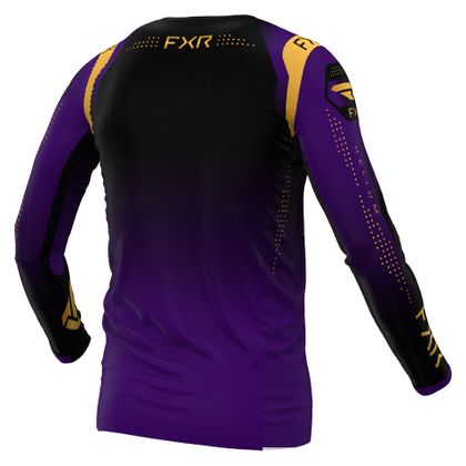 Camiseta de motocross FXR HELIUM 24 2024 - Negro / Violeta
