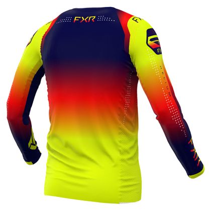 Camiseta de motocross FXR YOUTH HELIUM 24 - Amarillo / Rojo