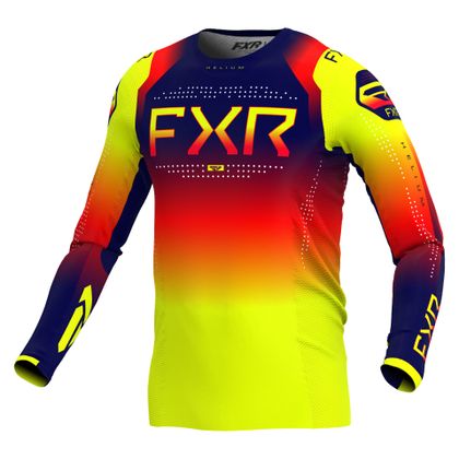 Camiseta de motocross FXR YOUTH HELIUM 24 - Amarillo / Rojo Ref : FXR0468 