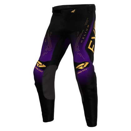 Pantalón de motocross FXR HELIUM 24 2024 - Negro / Violeta Ref : FXR0490 