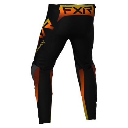 Pantalón de motocross FXR HELIUM INFERNO/CHARC/BLACK 2021 - Negro / Naranja