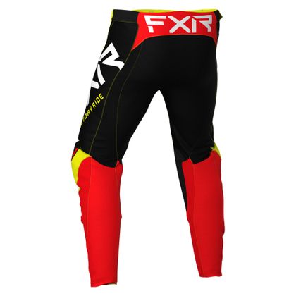 Pantalón de motocross FXR HELIUM YELLOW/BLACK/RED 2021 - Amarillo / Negro