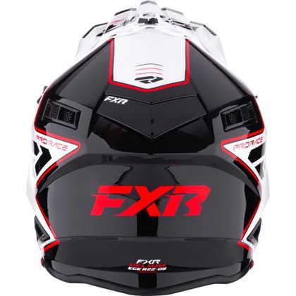 Casque cross FXR HELIUM 2026 - Rouge / Blanc