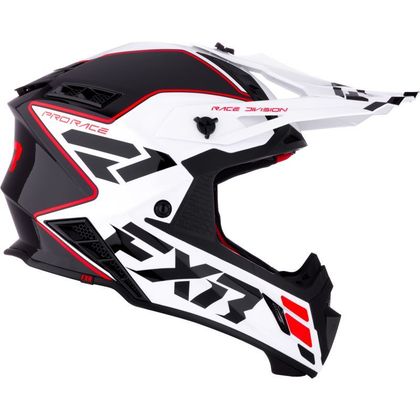 Casque cross FXR HELIUM 2026 - Rouge / Blanc