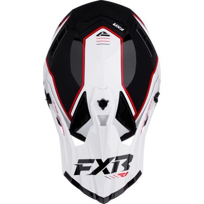 Casque cross FXR HELIUM 2026 - Rouge / Blanc