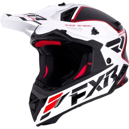 Casque cross FXR HELIUM 2026 - Rouge / Blanc Ref : FXR1757 