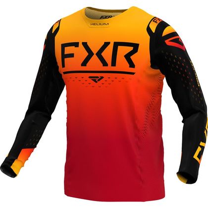Camiseta de motocross FXR HELIUM 2023 - Naranja / Negro Ref : FXR0380 