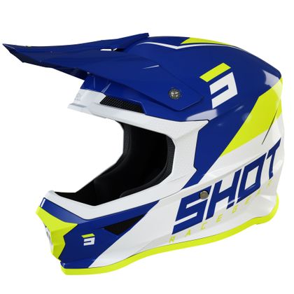 Casque cross Shot FURIOUS CHASE - NAVY GLOSSY 2023 Ref : SO2179 