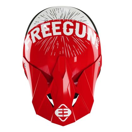 Casco de motocross Shot by Freegun XP-4 LOAD RED GLOSSY 2022 - Rojo