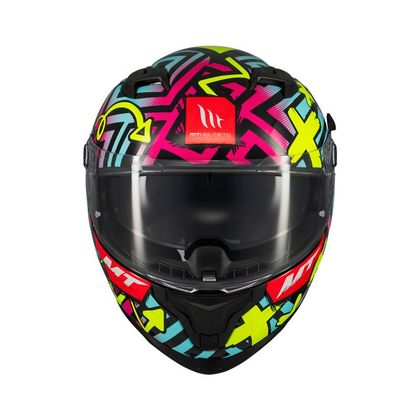 Casque intégral MT HELMETS BRAKER SV - CRAZY TEDDY - Multicolore