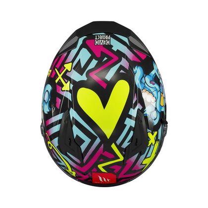 Casque intégral MT HELMETS BRAKER SV - CRAZY TEDDY - Multicolore