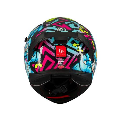 Casque intégral MT HELMETS BRAKER SV - CRAZY TEDDY - Multicolore