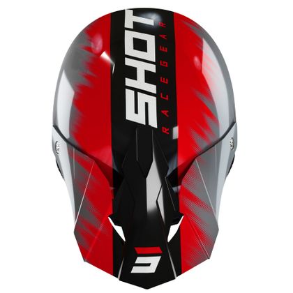Casque cross Shot FURIOUS VERSUS - RED GLOSSY 2022 - Rouge