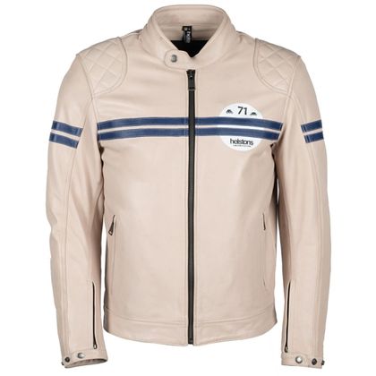 Blouson Helstons CHEVY CUIR BUFFALO - Beige Ref : HS0946 