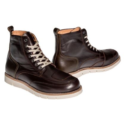 Chaussures Helstons LIBERTY CUIR ANILINE CIRE - Marron Ref : HS0805 