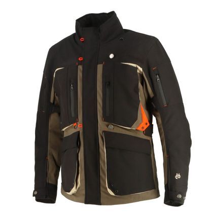 Helstons ODO Motor Vest - Black / Green Ref : HS1397 