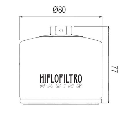 HifloFiltro HF124RC Racing Oil filter
