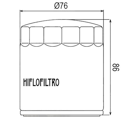 Filtre à huile HifloFiltro HF174B Type origine