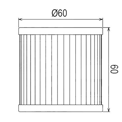 Filtre à huile HifloFiltro HF681 Type origine