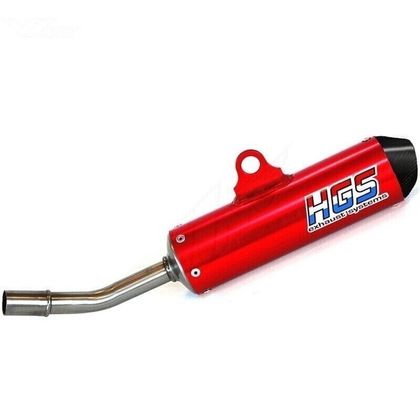 HGS ROUND CARBON Silencer - Black / Red