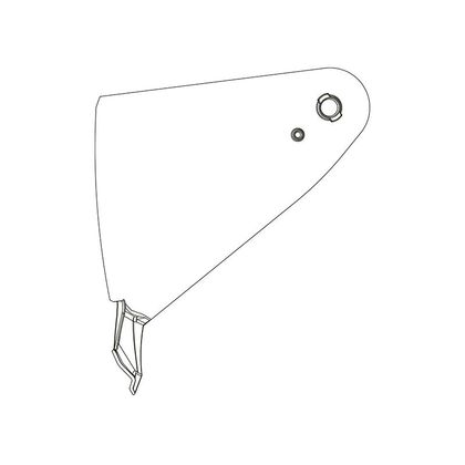 Ecran casque HJC HJ-47 - RPHA 60 ECRAN LONG - Gris