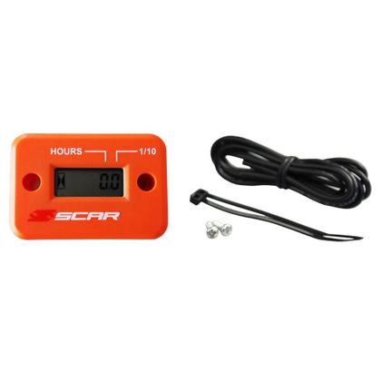 Compteur d'heures Scar Universel - Orange