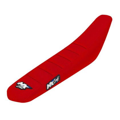 MX Seat 6 Rippen Sattelbezug - Rot