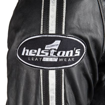 Blouson Helstons ACE - cuir RAG NOIR