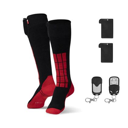 Chaussettes chauffantes G-HEAT OUTDOOR V2 - Noir / Rouge Ref : GH0010 
