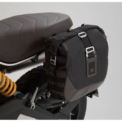 SW-MOTECH LEGEND ZWART (27 liter) MET STATIEF Zadeltassen - Zwart