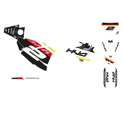 Kit decoración RiderUnik RACE FLÚOR