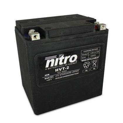 Batteria Nitro HVT 02-SLA FERME TYPE ACIDE SANS ENTRETIEN/PRÊTE À L'EMPLOI