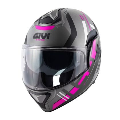Givi X30 GRAPHIC Modularer Helm - Schwarz / Pinke Ref : GI2434 