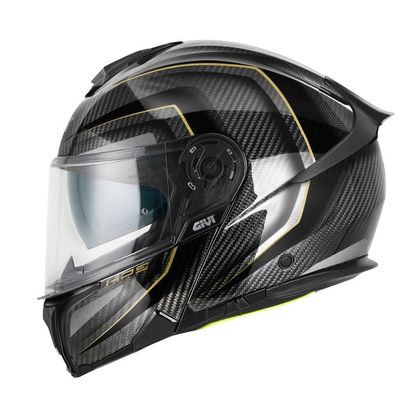Givi X50 GRAFISCH CARBON Helm - Zwart / Geel