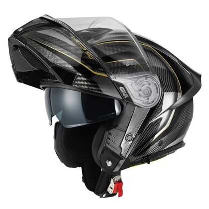 Givi X50 GRAFISCH CARBON Helm - Zwart / Geel Ref: GI2431 