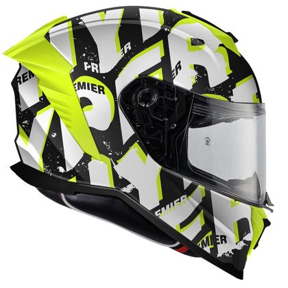 Premier HYPER SRY 8 BM Integraalhelm - Zwart / Geel
