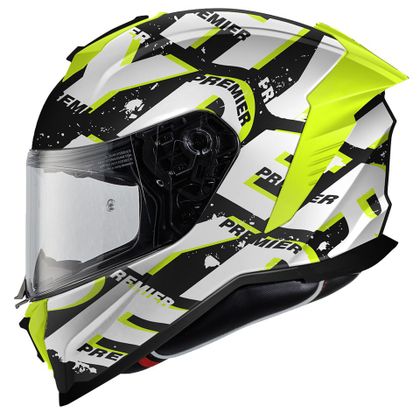 Premier HYPER SRY 8 BM Integraalhelm - Zwart / Geel Ref: PE0472 