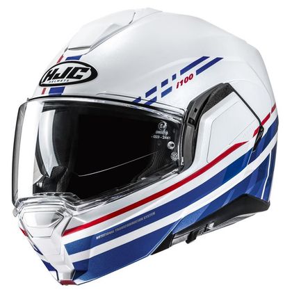 HJC I100 - SYSMA Modular helmet - White / Blue