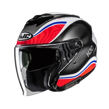Casque jet Hjc I31 - DEPE - Rouge / Bleu Ref : HJ1397 