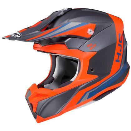 Casco de motocross Hjc I50 - FLUX - ORANGE GREY 2023 - Naranja / Gris Ref : HJ0947 