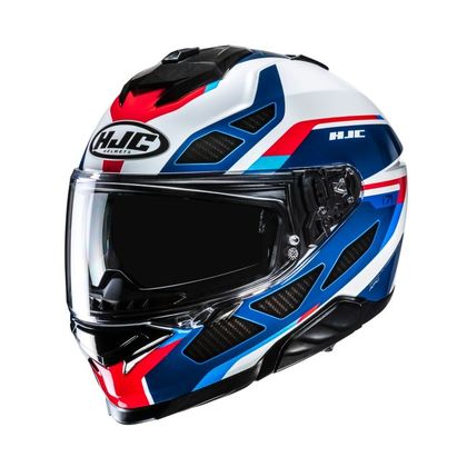 Hjc I71 - ZEST Full-face helmet - Blue / Red Ref : HJ1402 