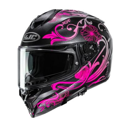 Casque intégral HJC i72 - MARTI - Noir / Rose Ref : HJ1611 