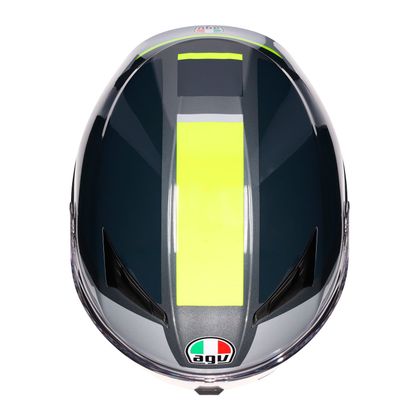 Casco AGV K3 - SHADE - Grigio / Giallo