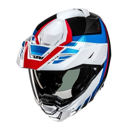 Casque modulable Hjc I80 - IMES - Bleu / Rouge