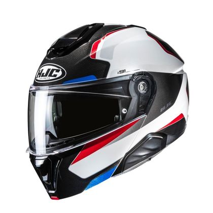 Casque modulable HJC i91 - FELIO - Blanc / Rouge