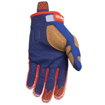 JT Racing FLEX FEEL ORANGE BLEU Cross-Handschuhe