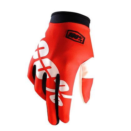 Guantes de motocross 100% ITRACK - FIRE RED  2018 Ref : CE0165 
