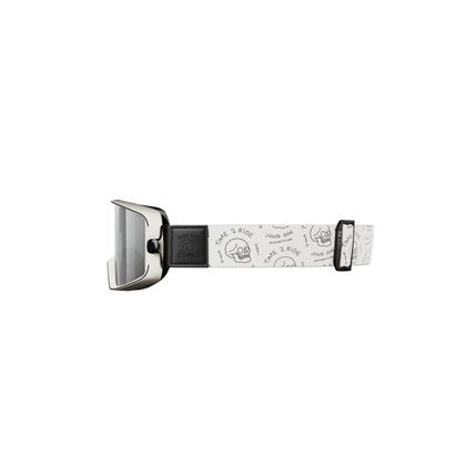 John Doe JD/ONE GOGGLES SKULL Motorcycle goggles - White / Grey