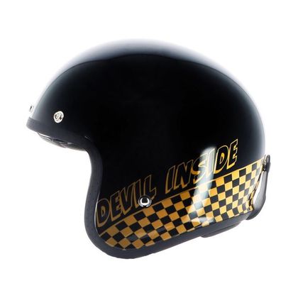 Helstons DEVIL Jet helmet - Black