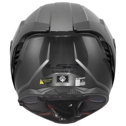 LS2 FF818 - STORM III - SOLID Integraalhelm - Grijs / Zwart